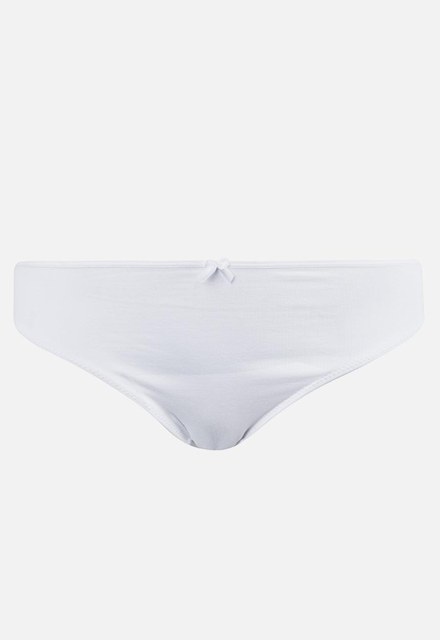 Playtex - 2 pack cotton core hi-cut panty - pink & white
