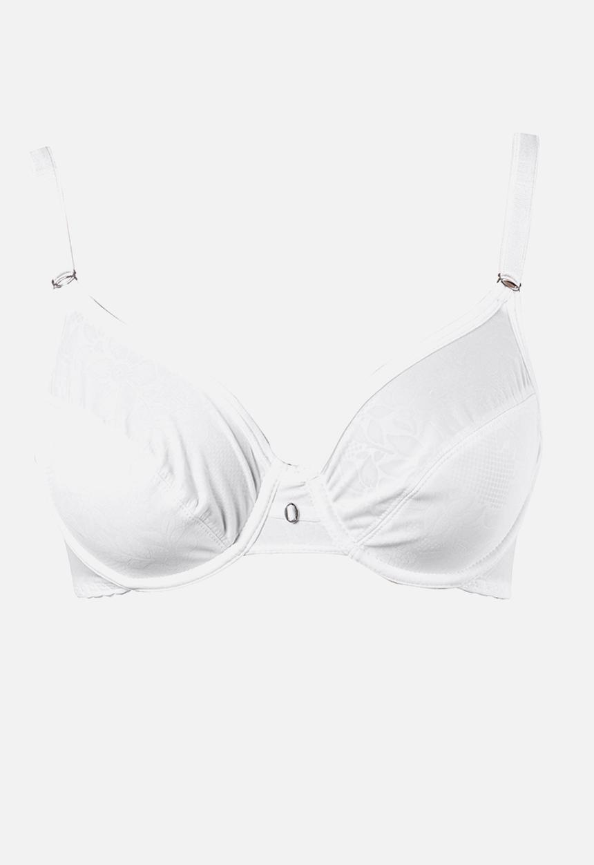 Playtex - 2 pack  embossed underwire bra - white & neutral