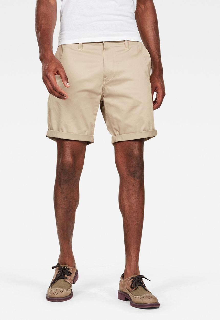 G-STAR - Bronson straight 1\2 shorts - dune