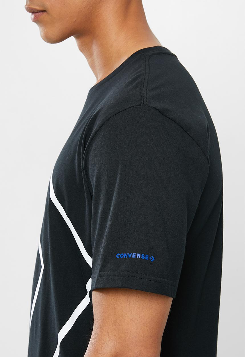 Converse - Converse tilted sc tee - black