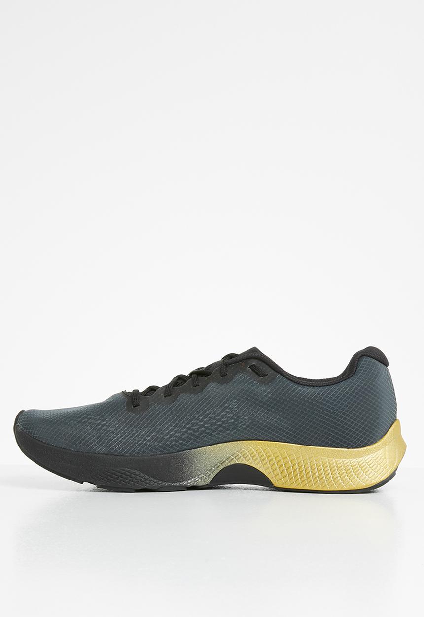 Under Armour - UA charged pulse - black & metallic gold luster