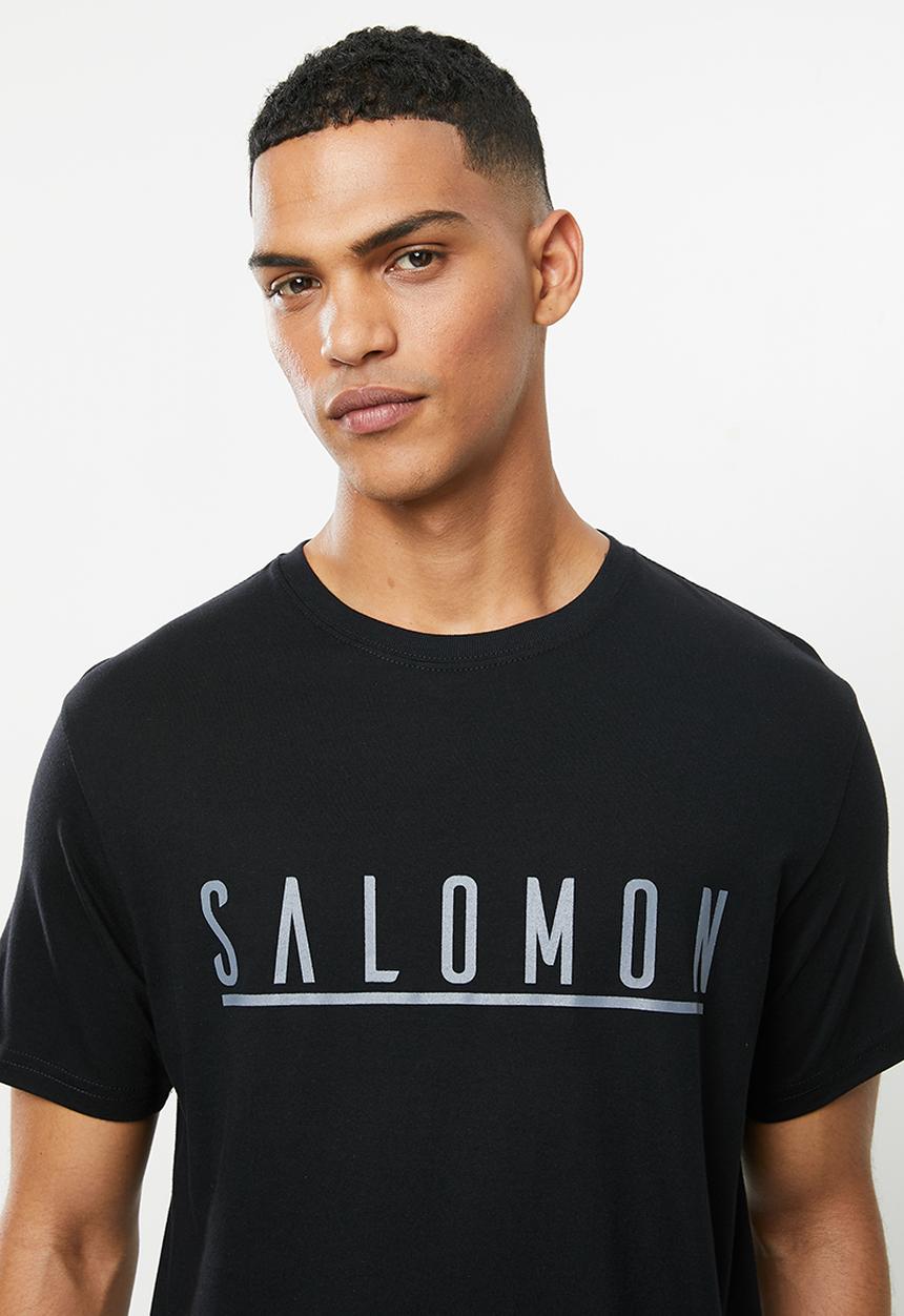 Salomon - Underscore short sleeve tee  - black