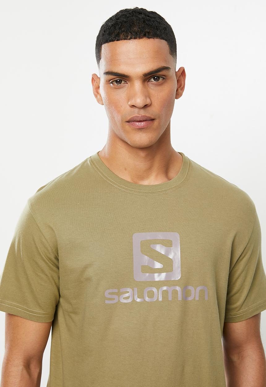 Salomon - Achieve short sleeve tee  - gravel