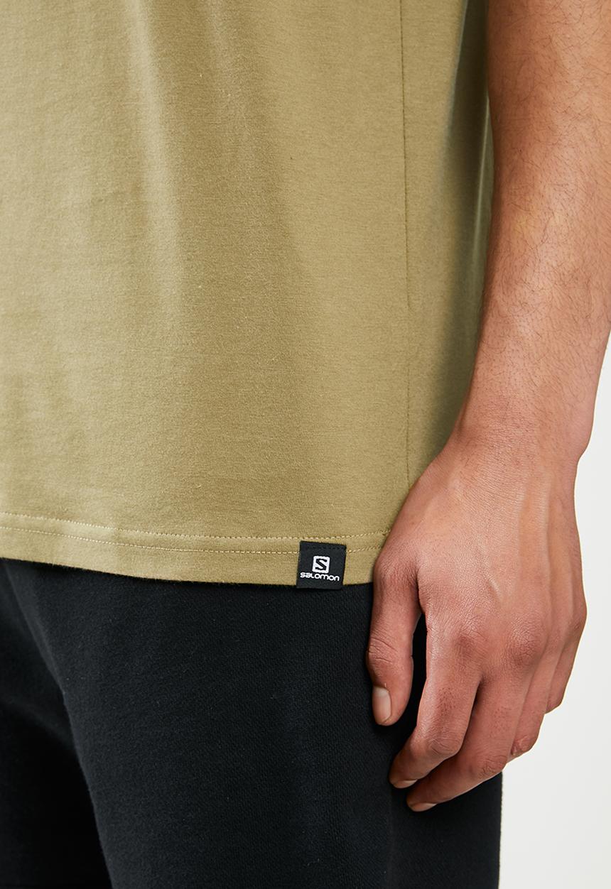 Salomon - Achieve short sleeve tee  - gravel