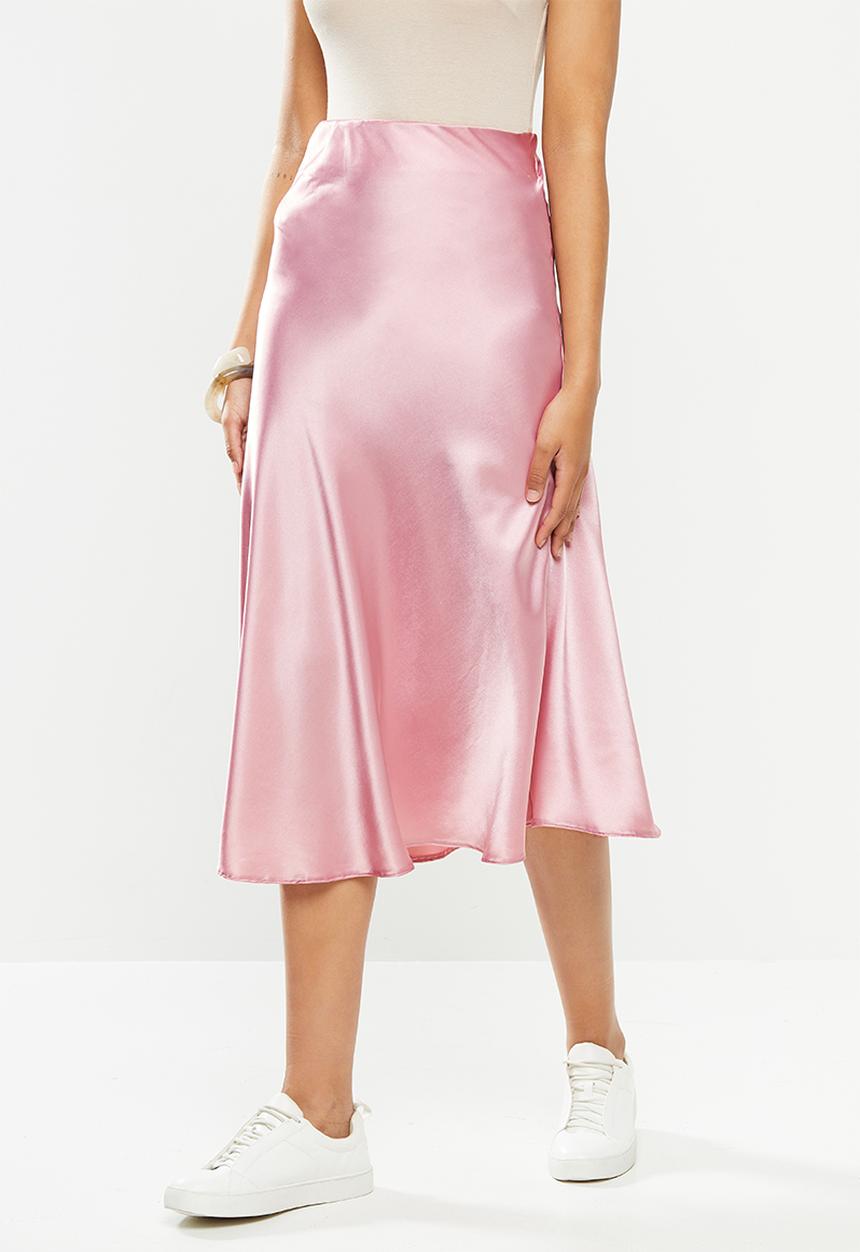 STYLE REPUBLIC - Satin skirt - pink
