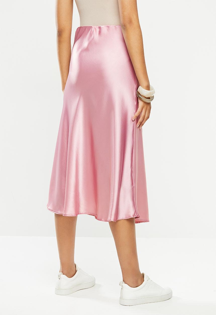 STYLE REPUBLIC - Satin skirt - pink