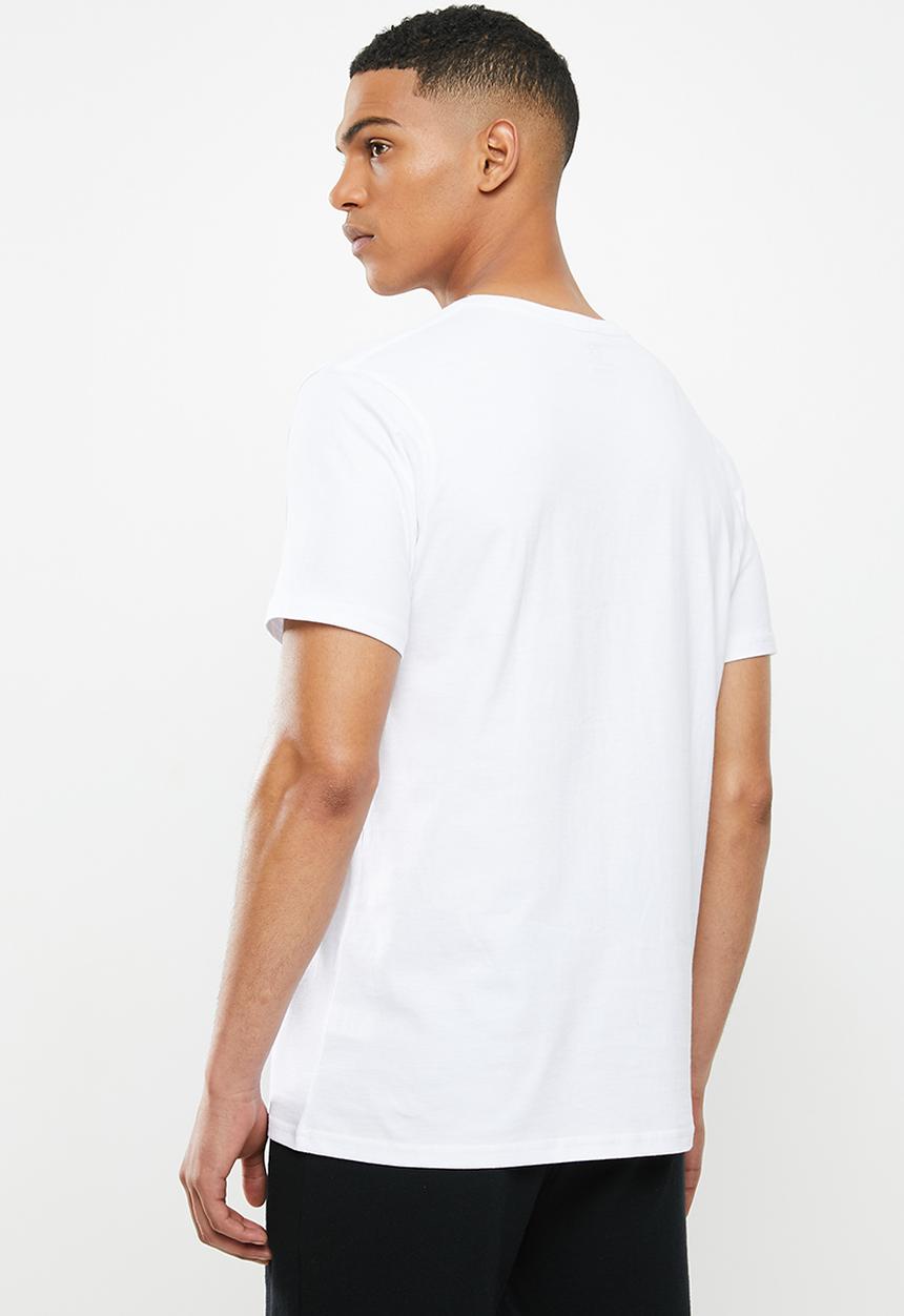 Salomon - Flag short sleeve tee m - white