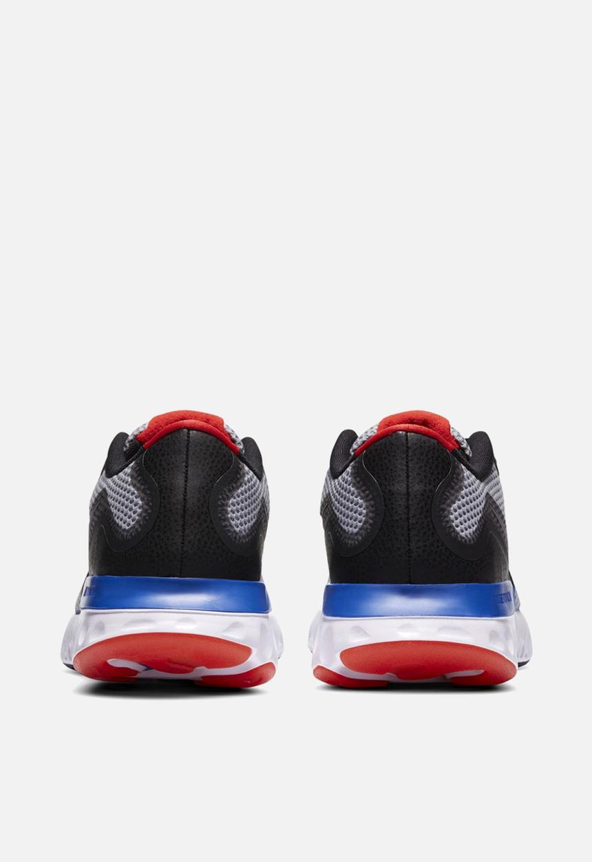 Nike - Renew Run - grey fog / black-racer blue-chile red