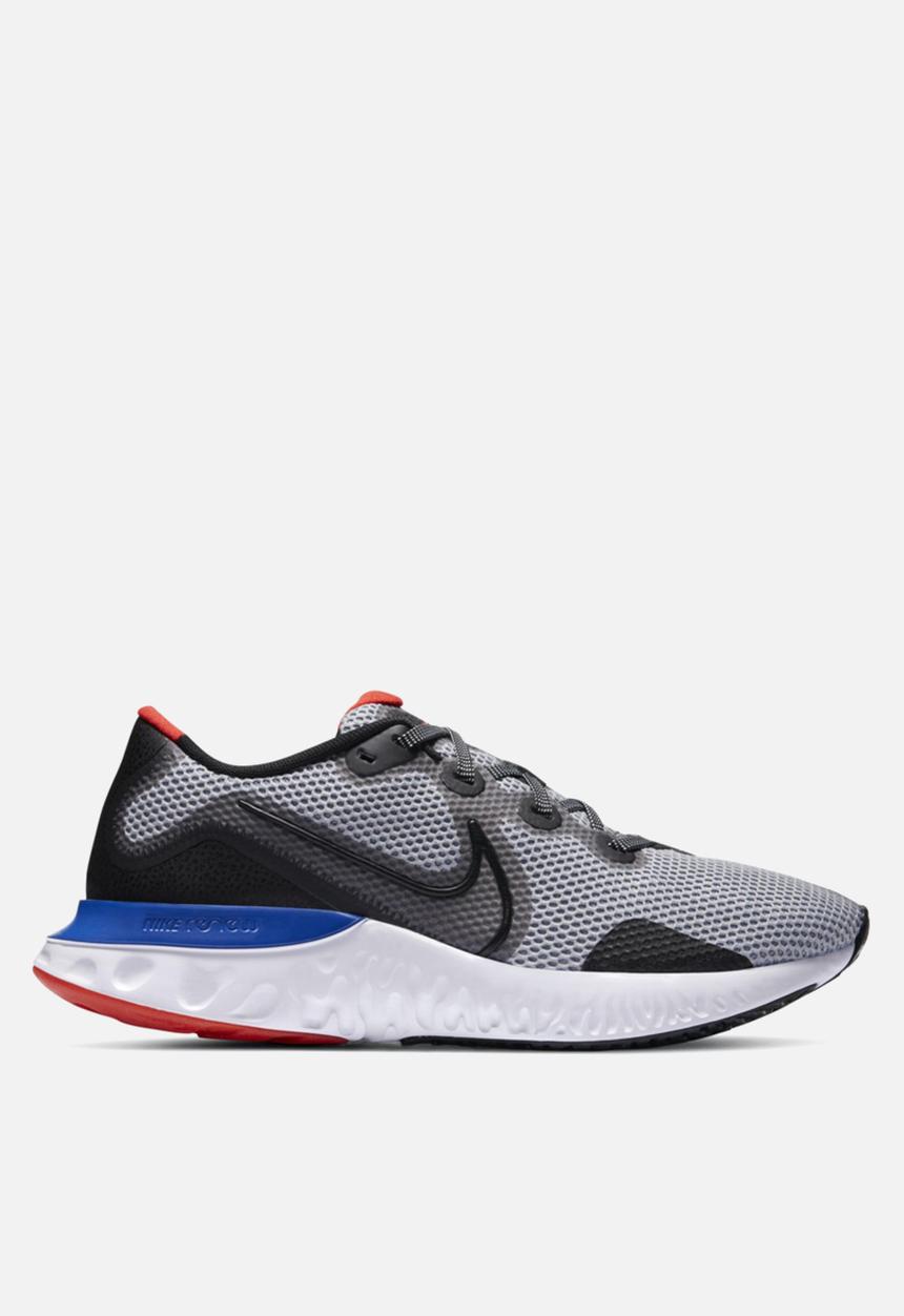 Nike - Renew Run - grey fog / black-racer blue-chile red