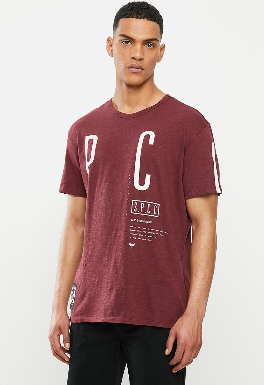 S.P.C.C - Vintners premium fashion fit t-shirt - red