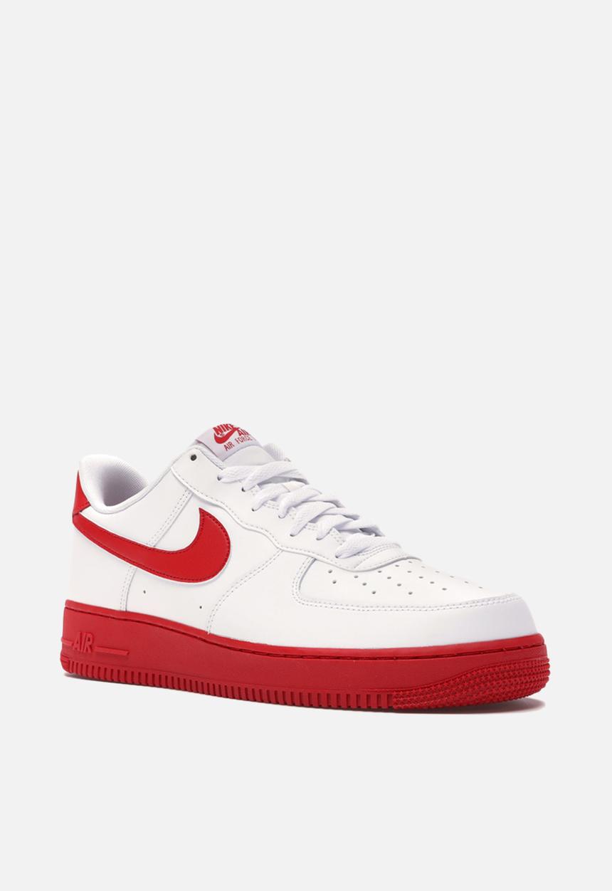 Nike - Air Force 1 '07 - white / university red-white