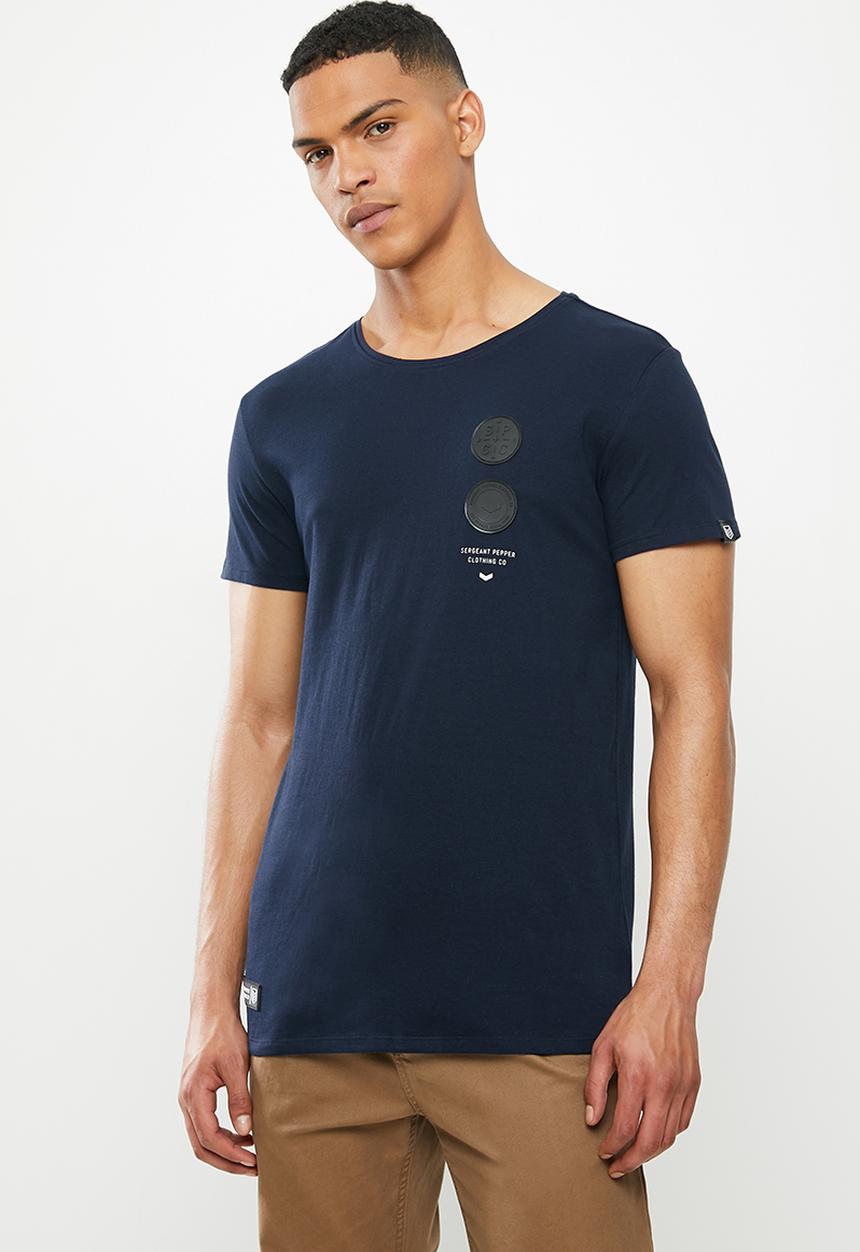 S.P.C.C - Tallis fashion straight hem T-shirt - navy