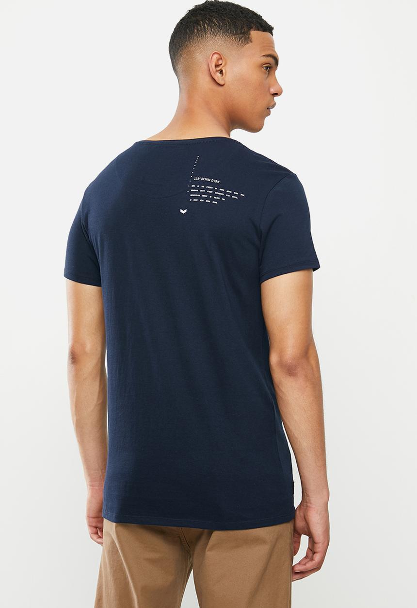 S.P.C.C - Tallis fashion straight hem T-shirt - navy