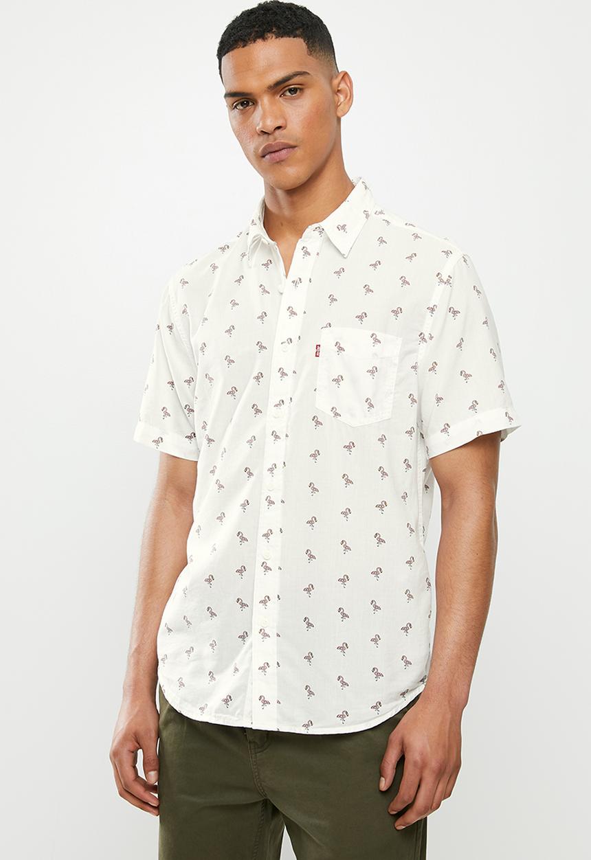Levi’s® - Classic 1 pkt standrd cartoon ss shirt - white