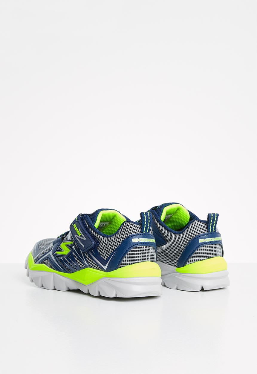 Skechers - Electronz - navy & lime
