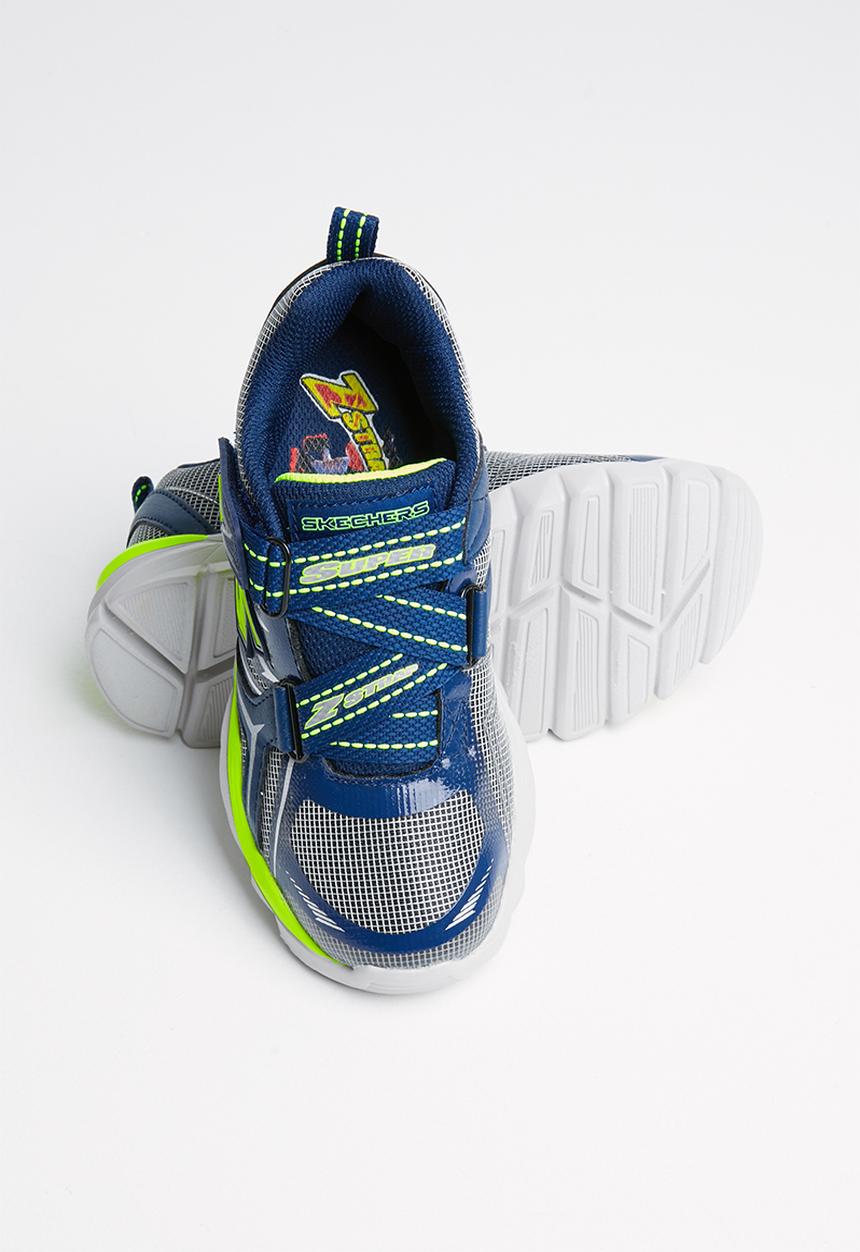 Skechers - Electronz - navy & lime
