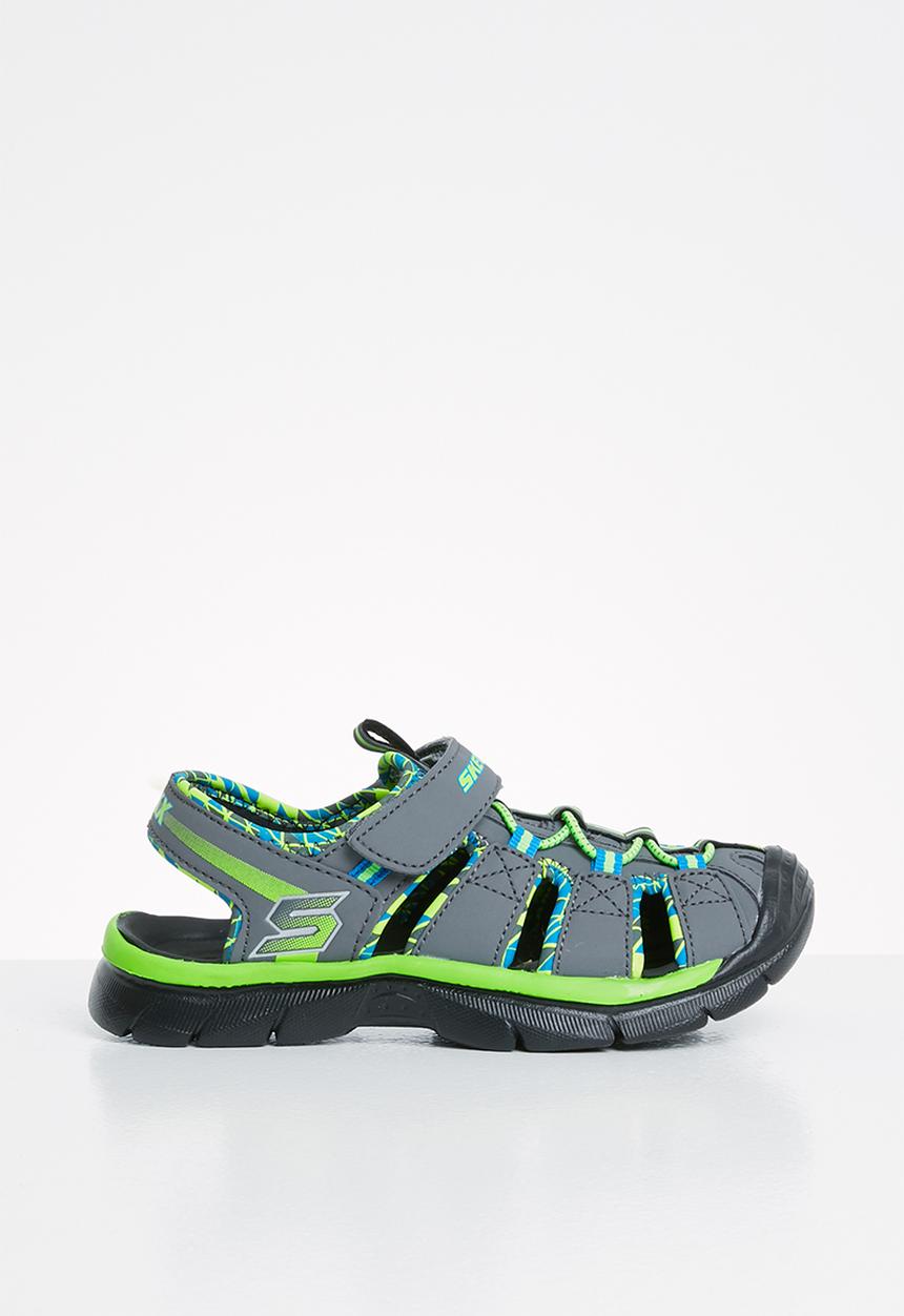 Skechers - Relix- trophix - charcoal & lime