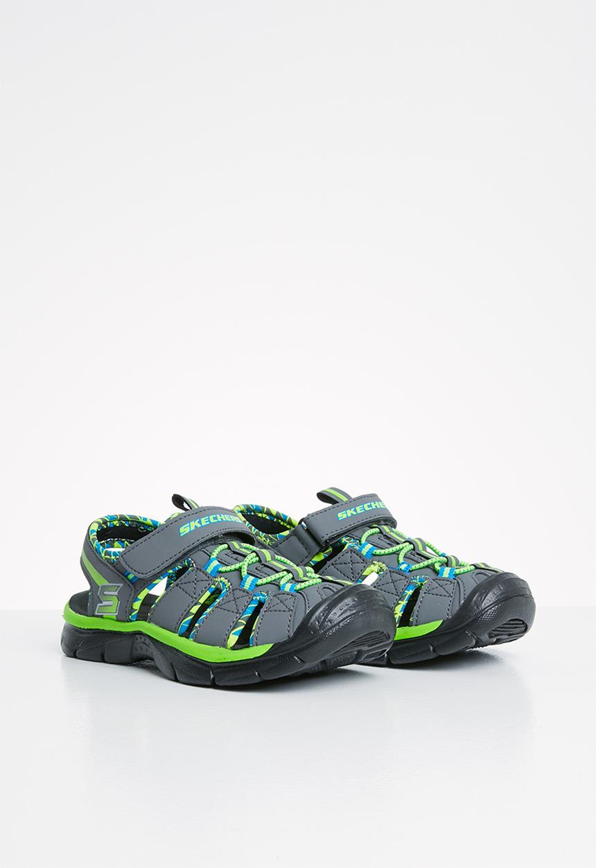 Skechers - Relix- trophix - charcoal & lime
