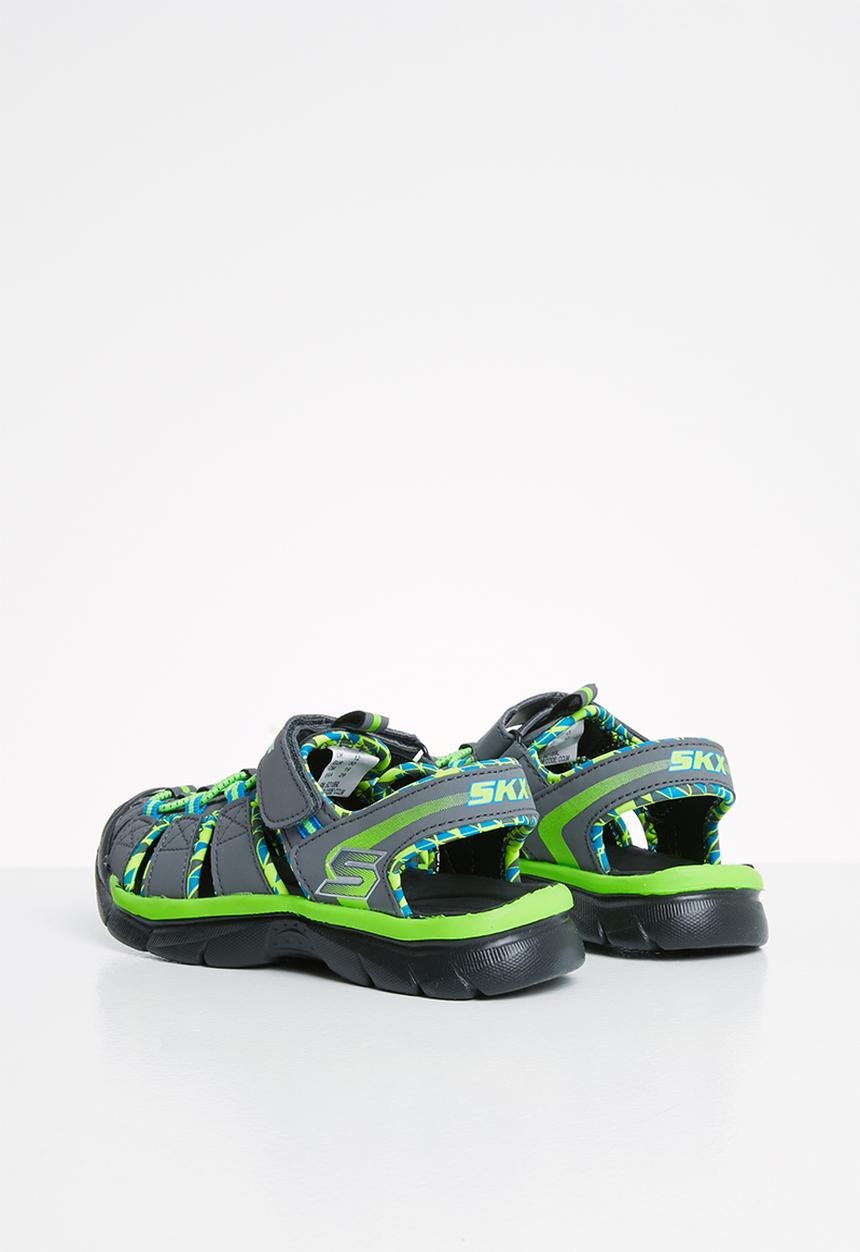Skechers - Relix- trophix - charcoal & lime