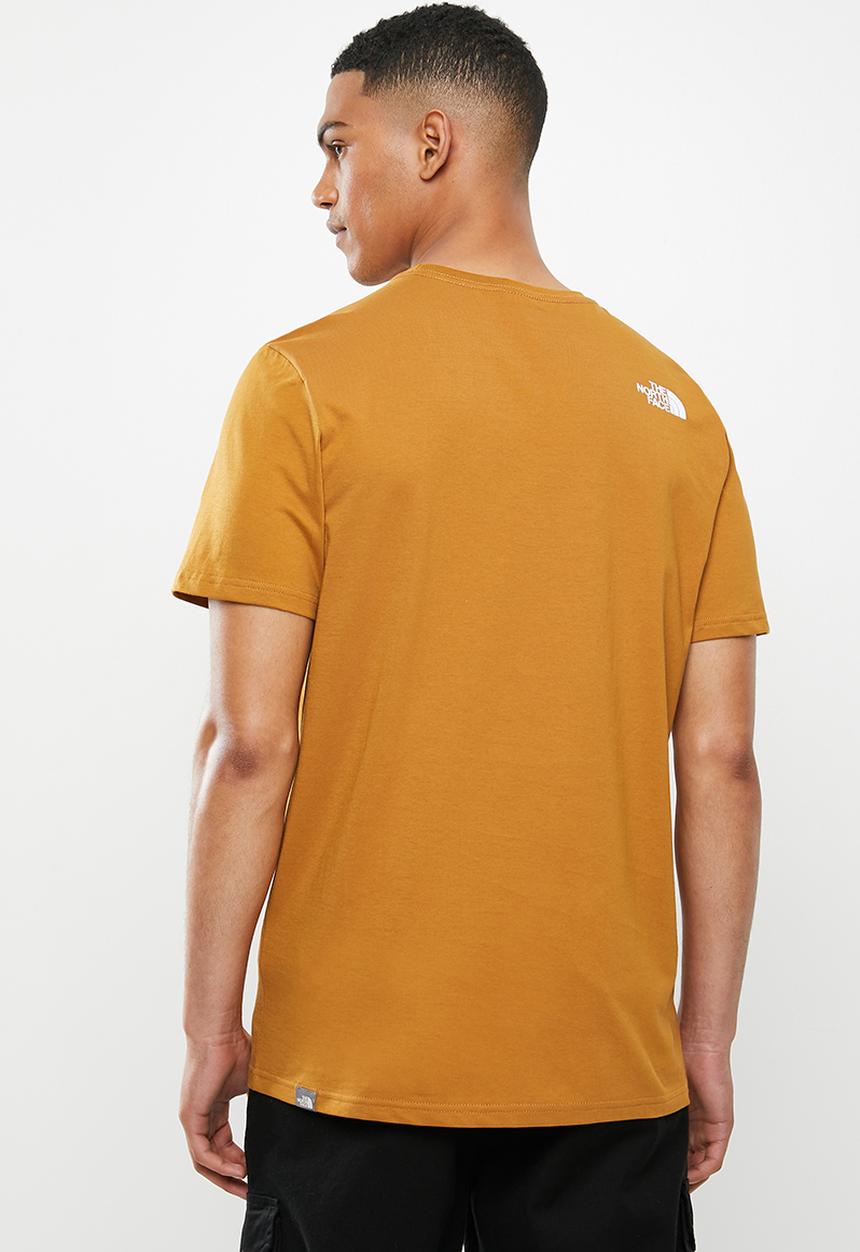 The North Face - Short sleeve nse tee - mustard