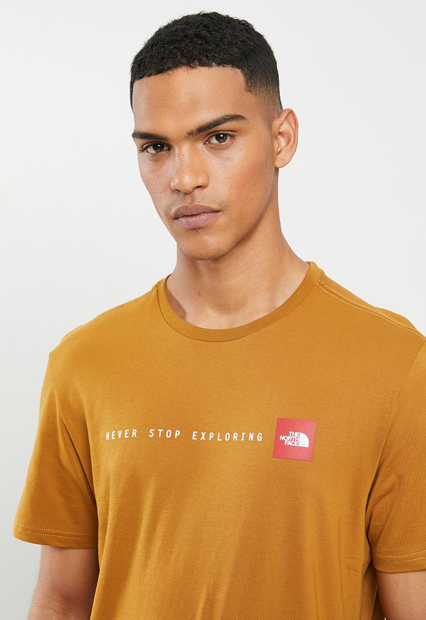 The North Face - Short sleeve nse tee - mustard