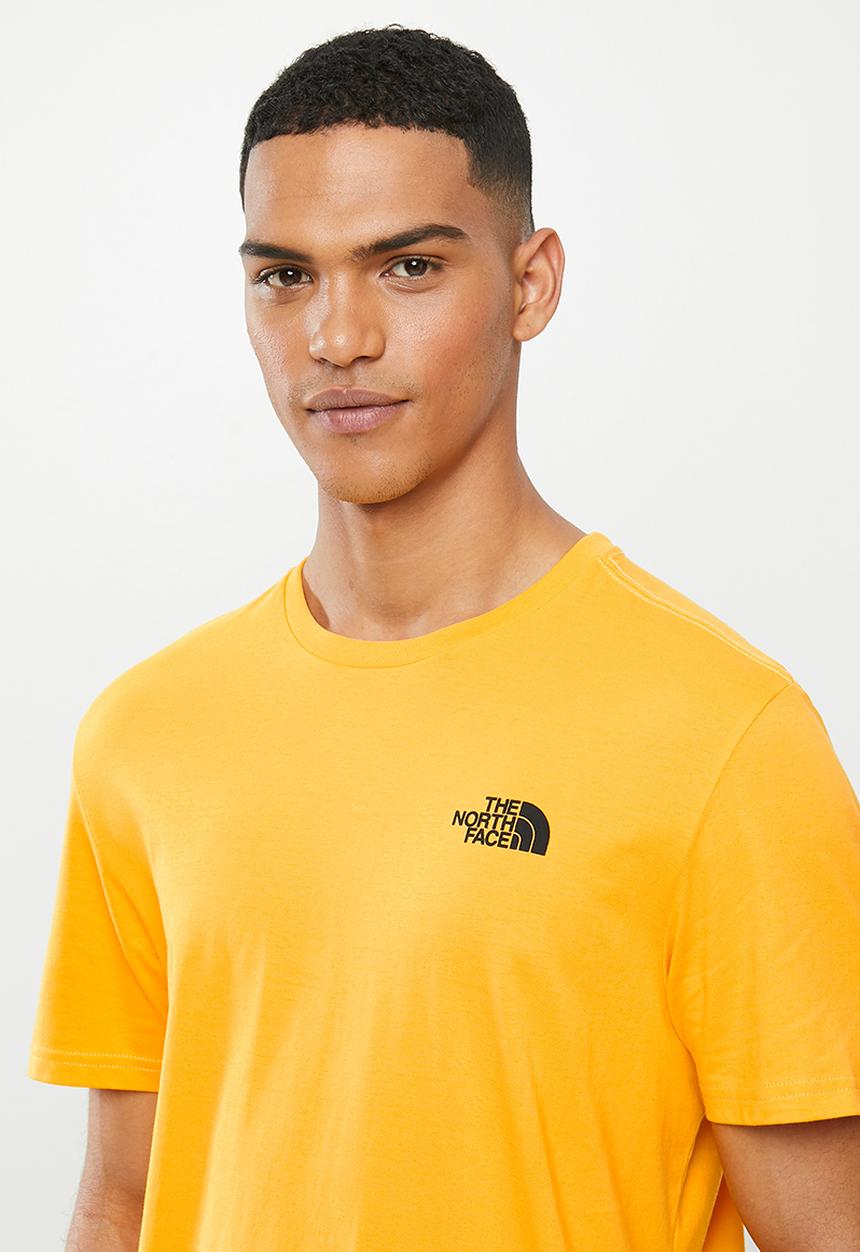 The North Face - Short sleeve throwback tee - yellow
