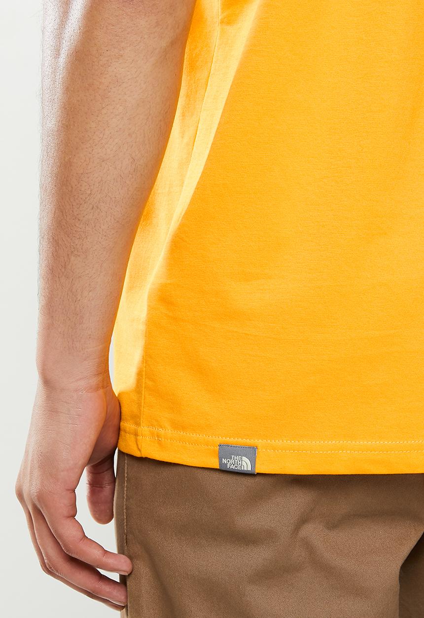The North Face - Short sleeve throwback tee - yellow