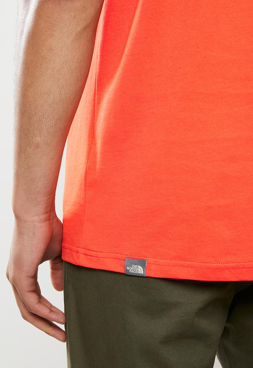 The North Face - Short sleeve fine tee - orange