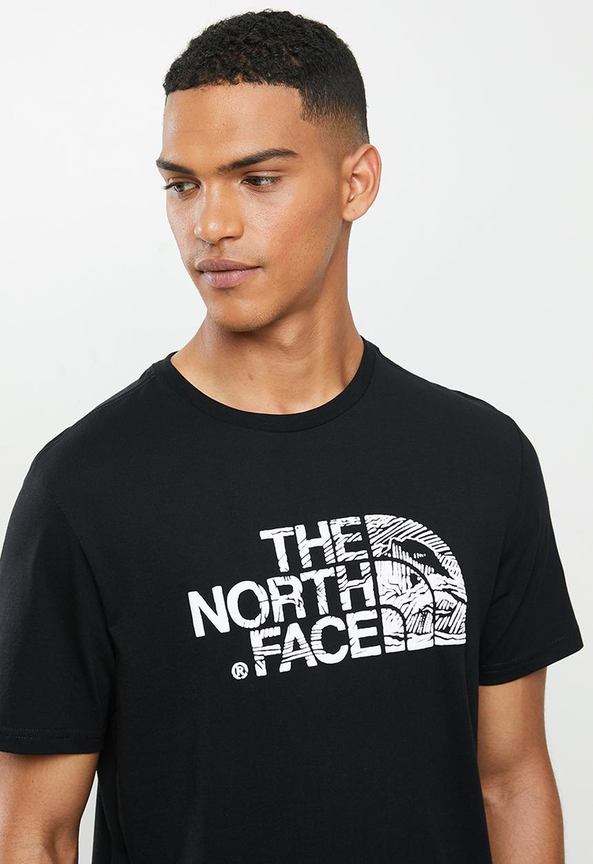 The North Face - Short sleeve woodcut dome tee - black