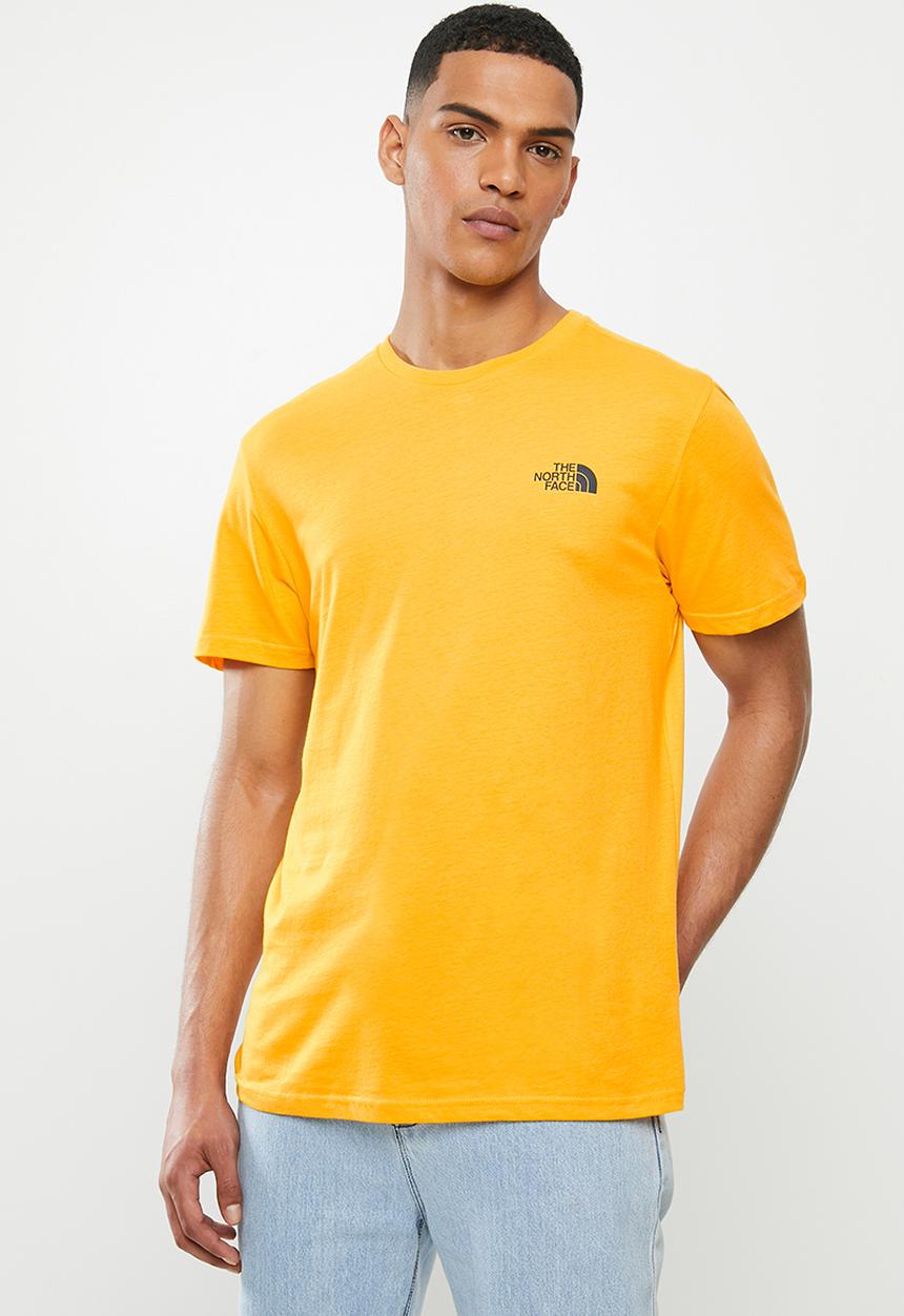 The North Face - Short sleeve siple doe tee - yellow 