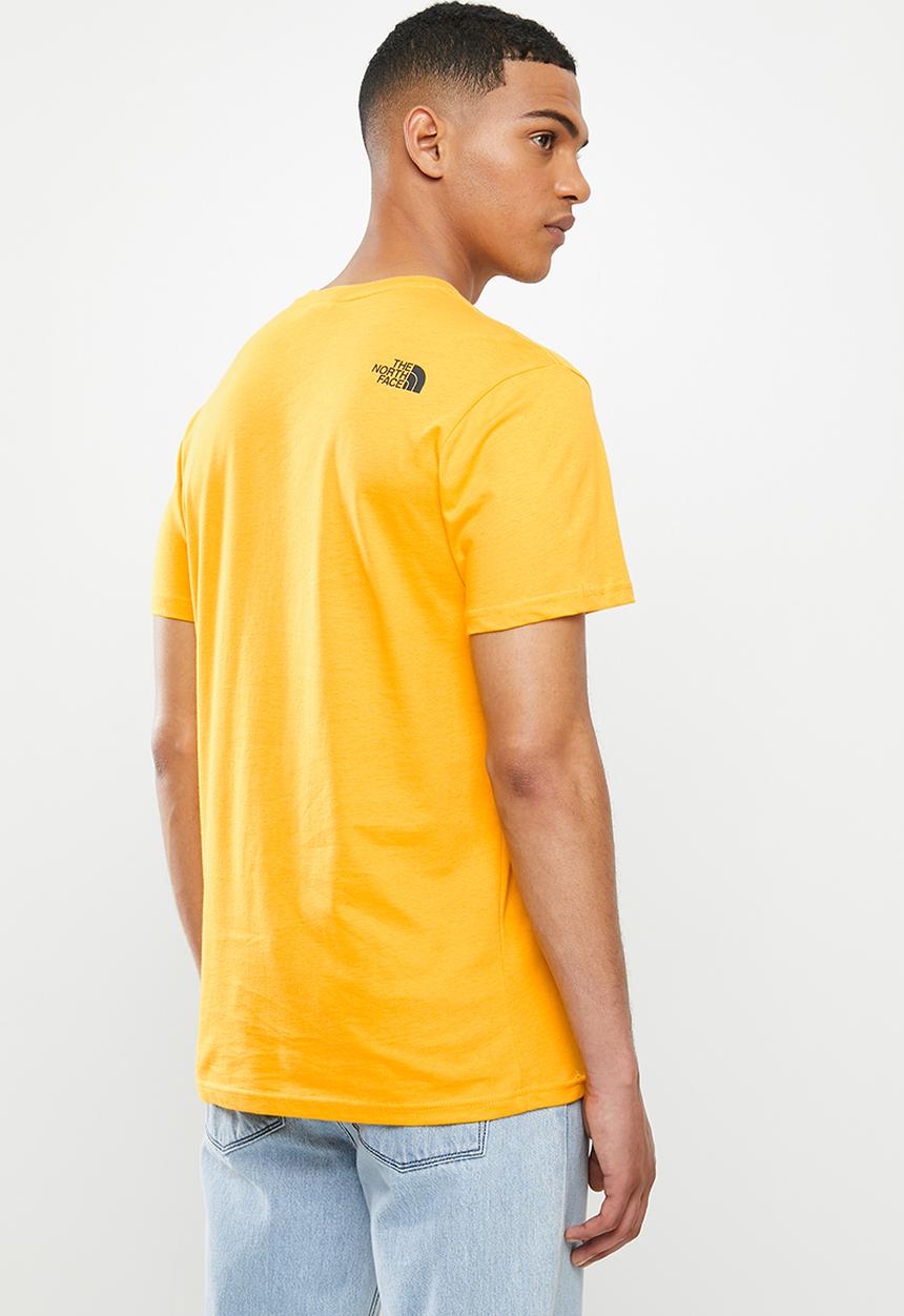 The North Face - Short sleeve siple doe tee - yellow 
