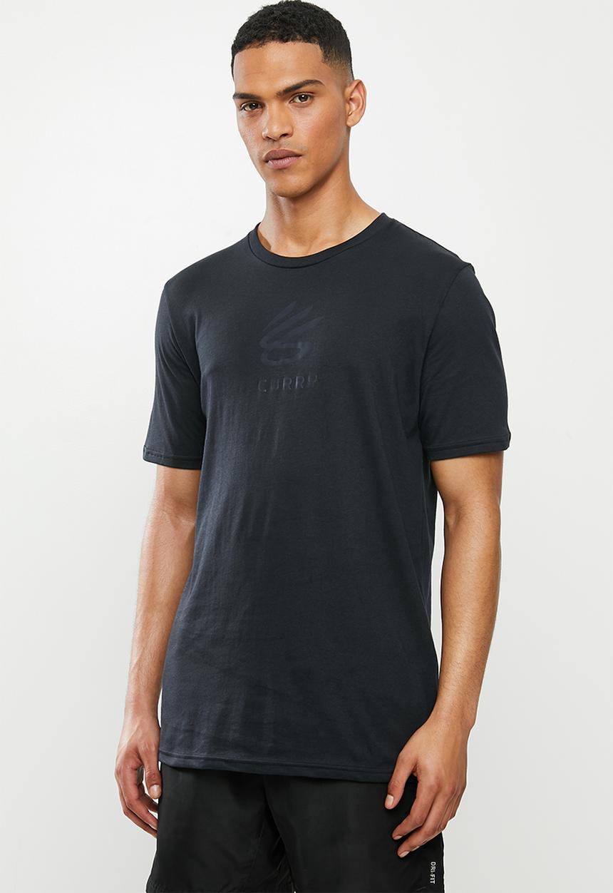 Under Armour - Curry logo ss tee - black