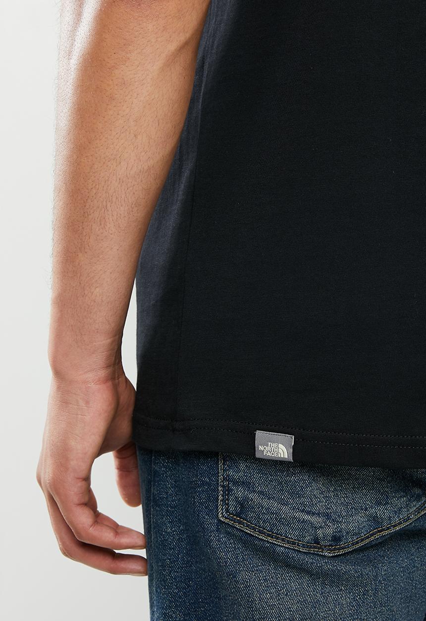 The North Face - Short sleeve throwback tee - black