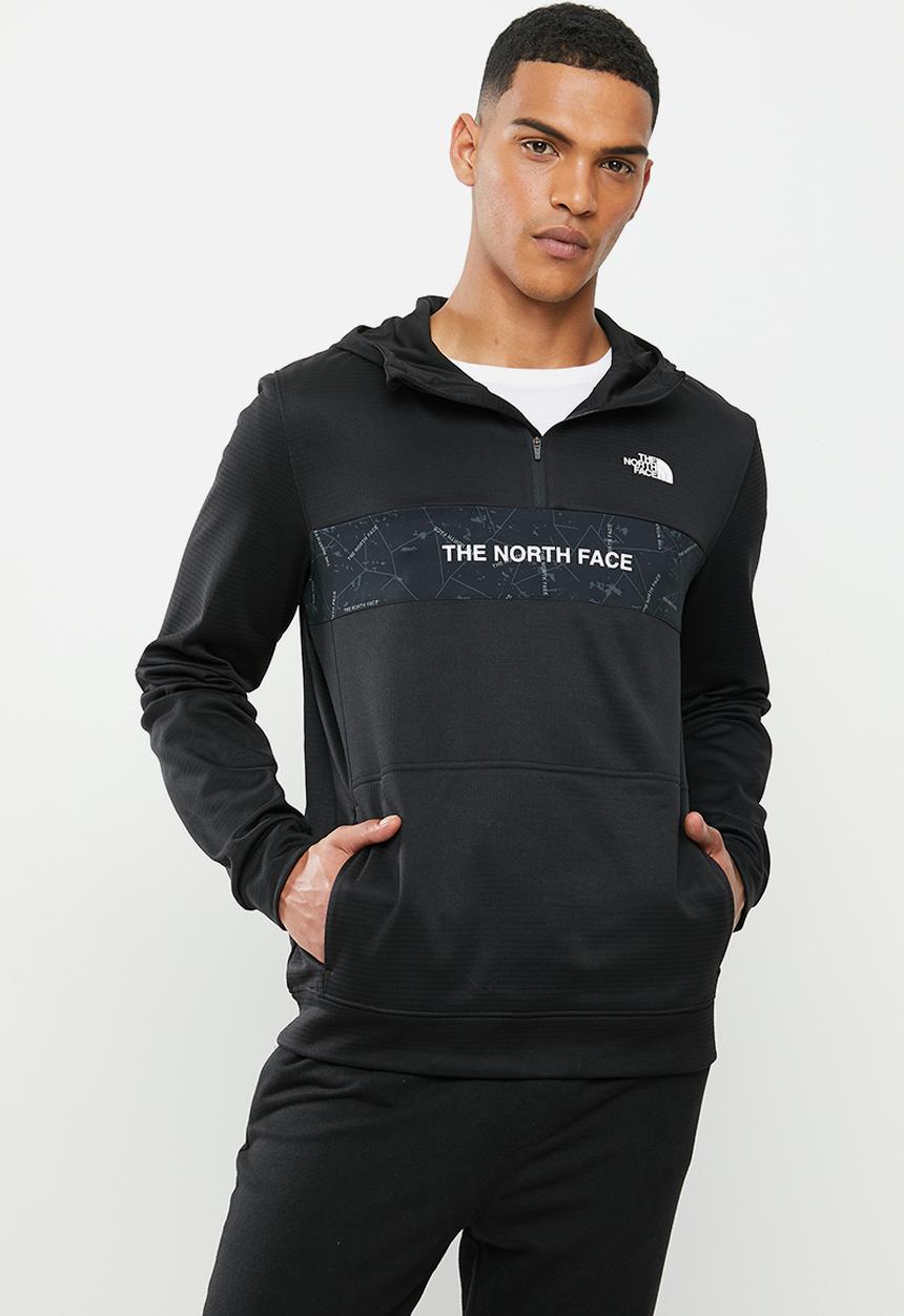 The North Face - Tnl 1/4 zip hoodie - black