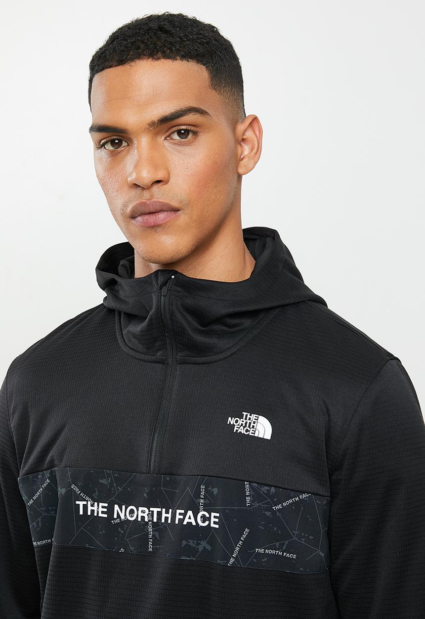 The North Face - Tnl 1/4 zip hoodie - black