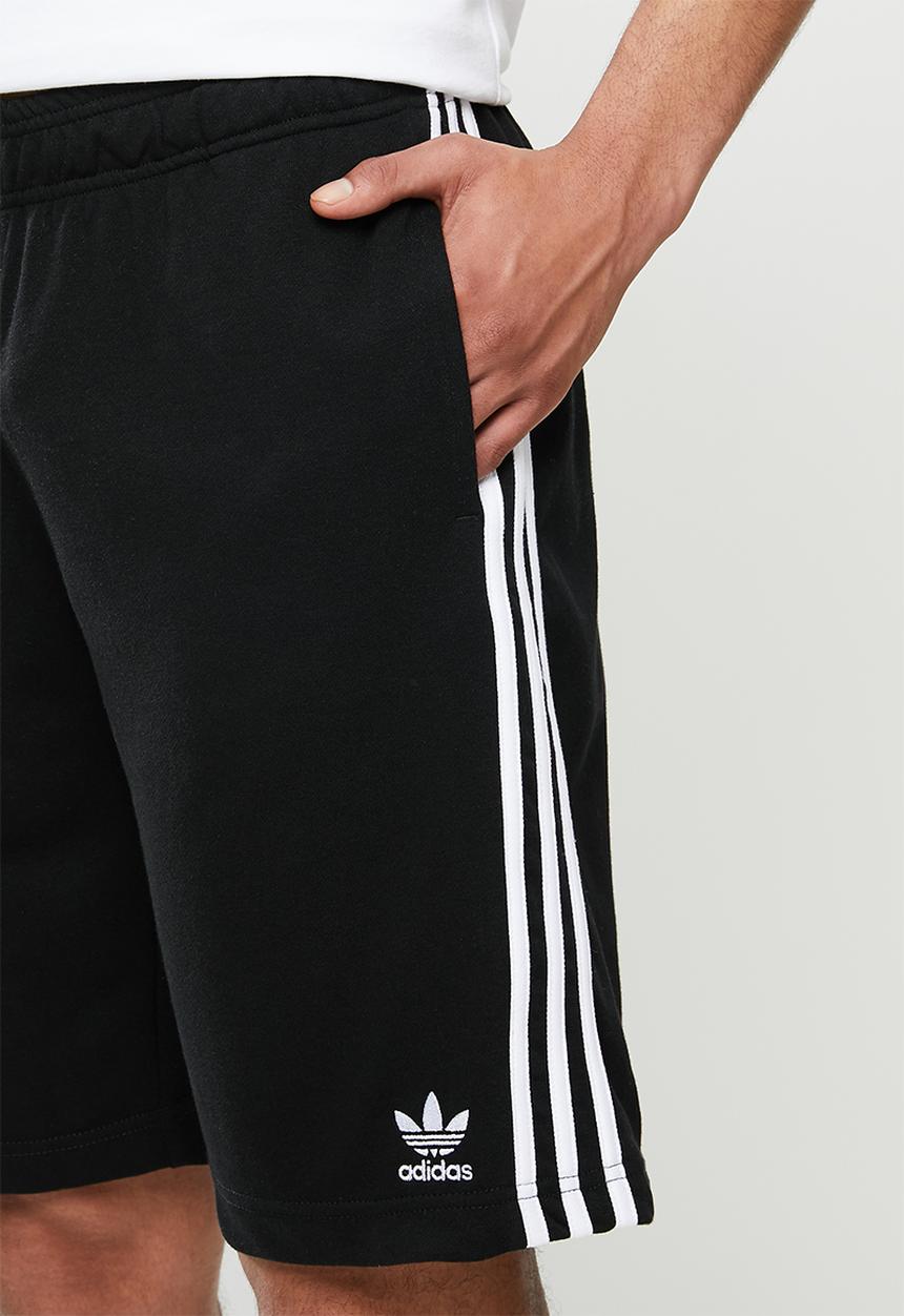 adidas Originals - 3-Stripe shorts - black & white