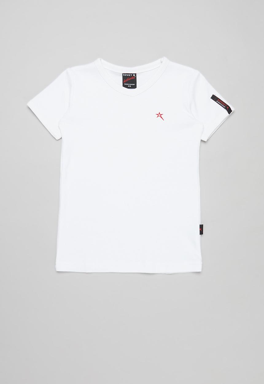 SOVIET - Boys muscle tee - white
