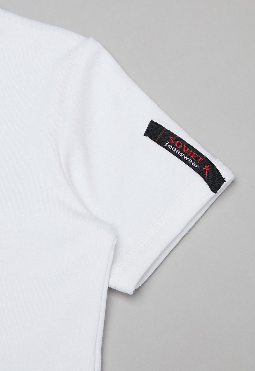 SOVIET - Boys muscle tee - white