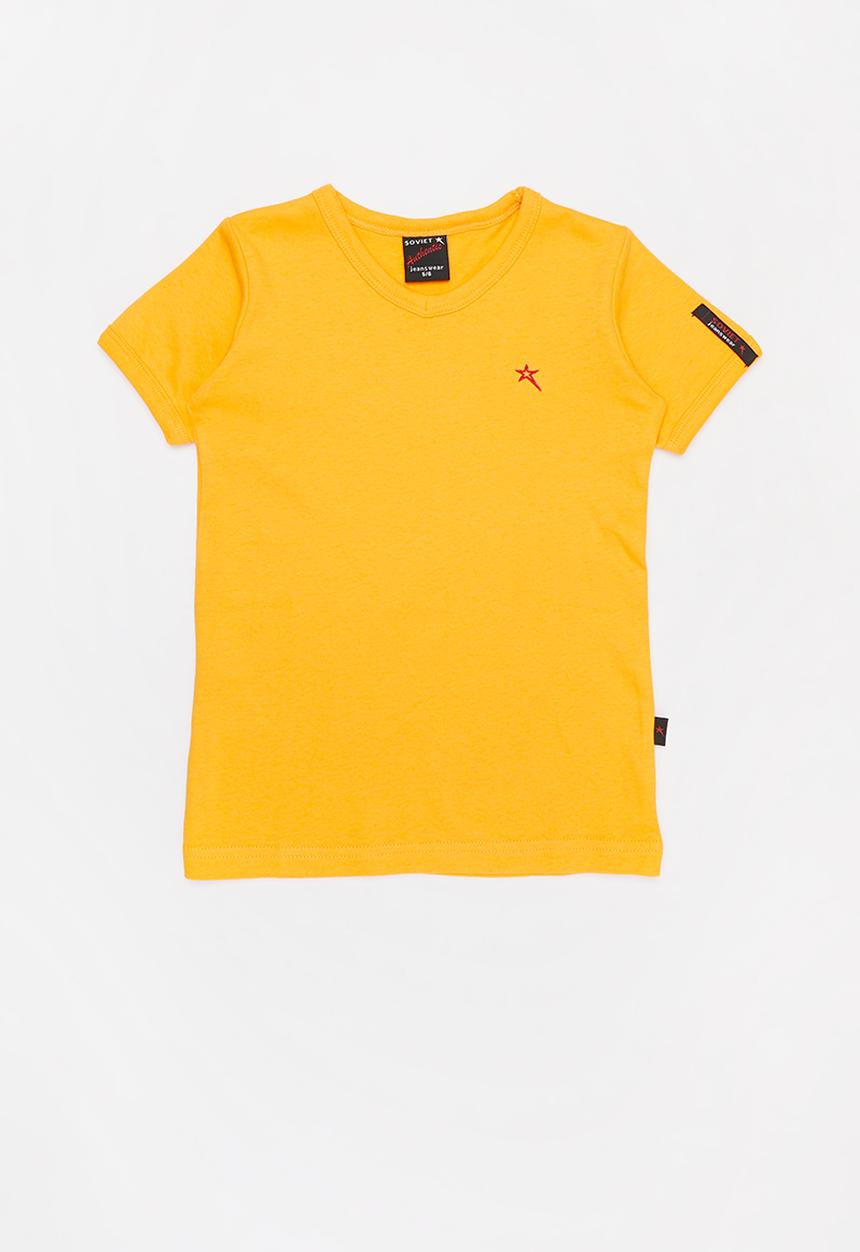 SOVIET - Boys short sleeve muscle tee - yellow