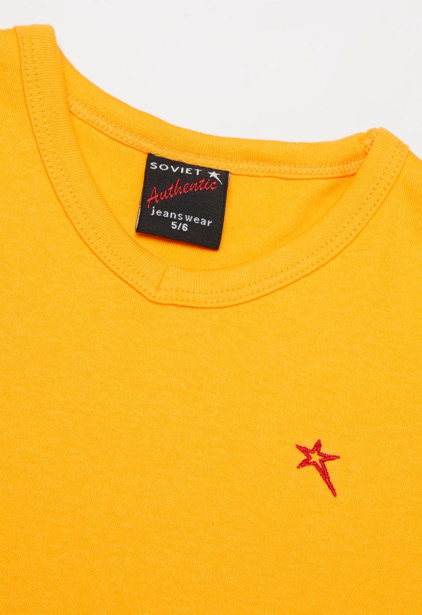 SOVIET - Boys short sleeve muscle tee - yellow