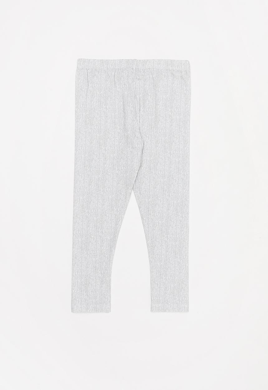Sticky Fudge - Broken stripe legging -green & white