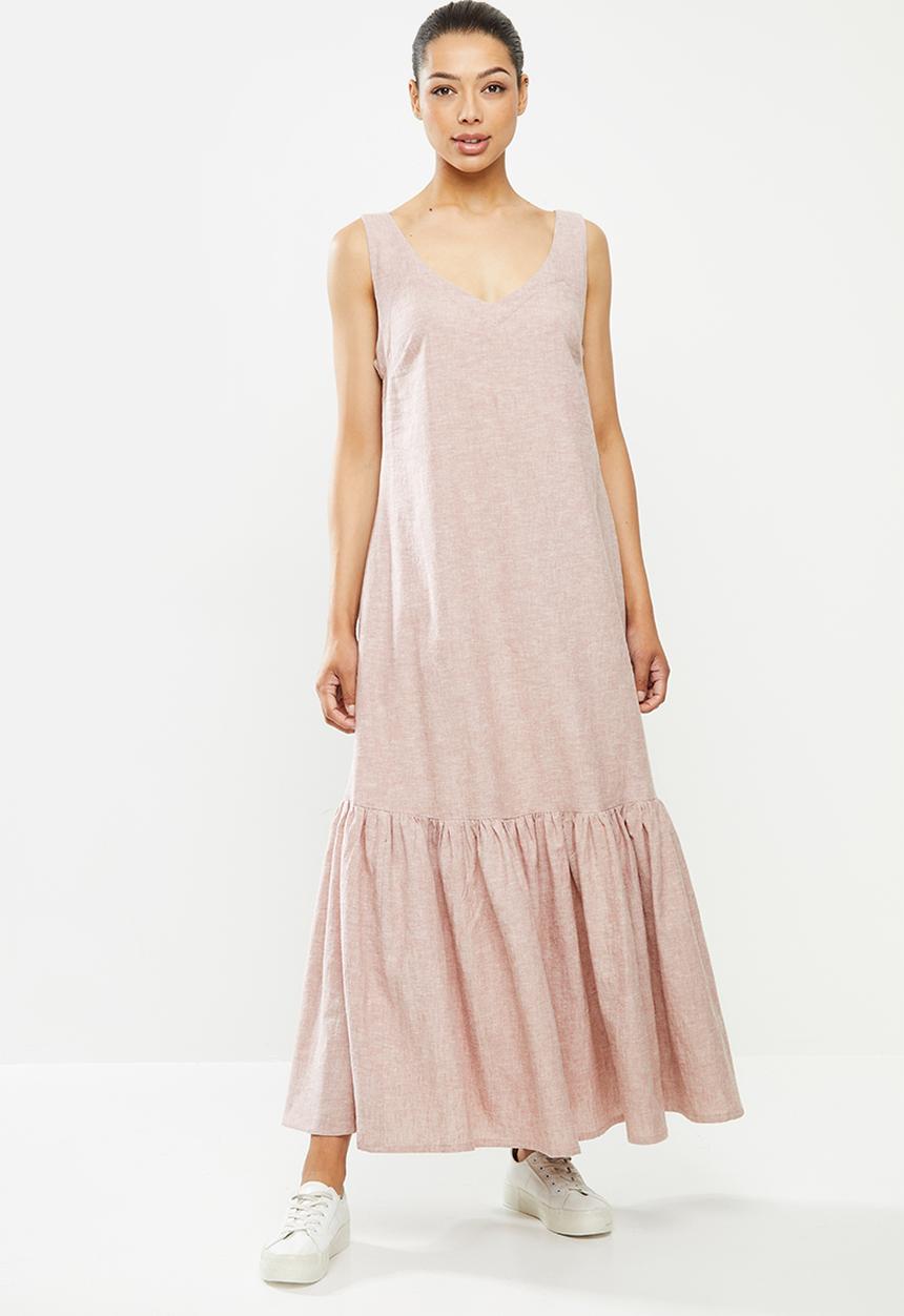 AMANDA LAIRD CHERRY - Inyameti dress - blush