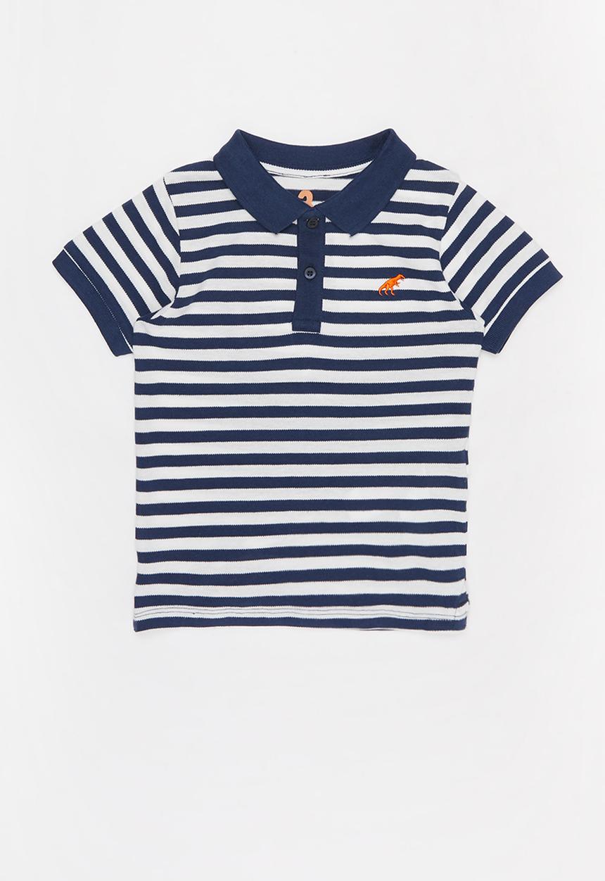 Cotton On - Kendricks polo - navy & white 