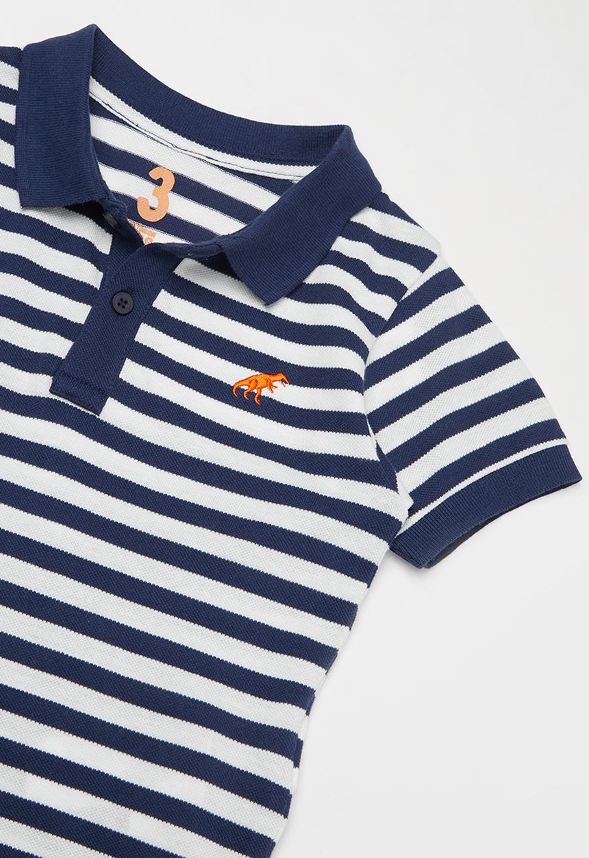 Cotton On - Kendricks polo - navy & white 