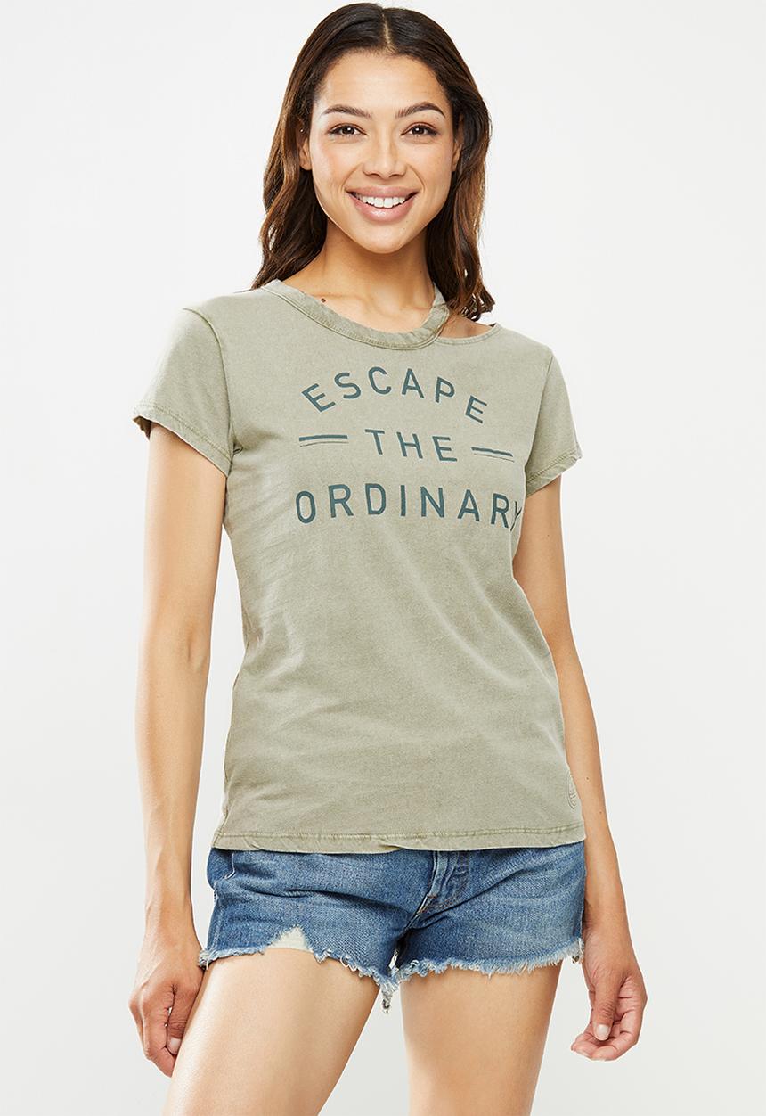 Lizzy - Sitara tee - green