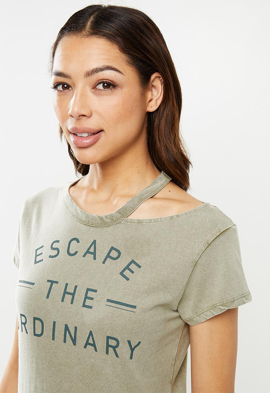 Lizzy - Sitara tee - green