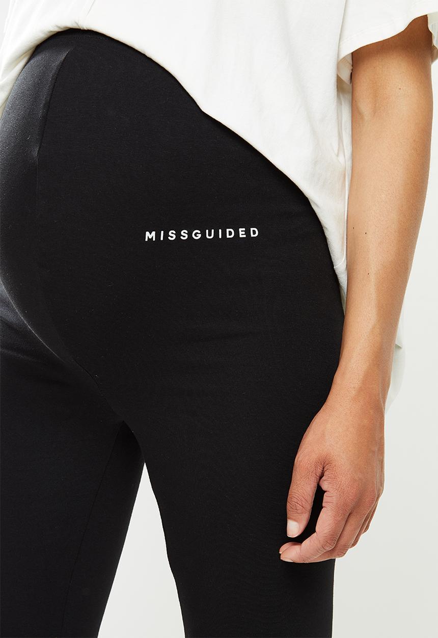 Missguided - Maternity missguided leggings - black