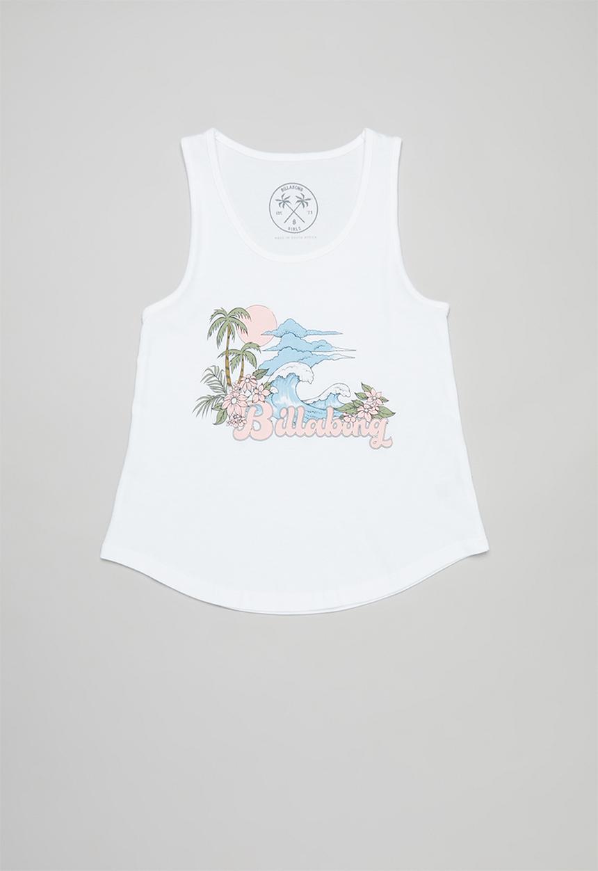 Billabong  - Postcard teens tanker - white 