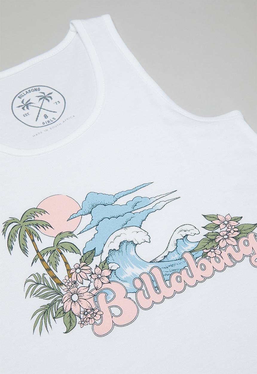 Billabong  - Postcard teens tanker - white 