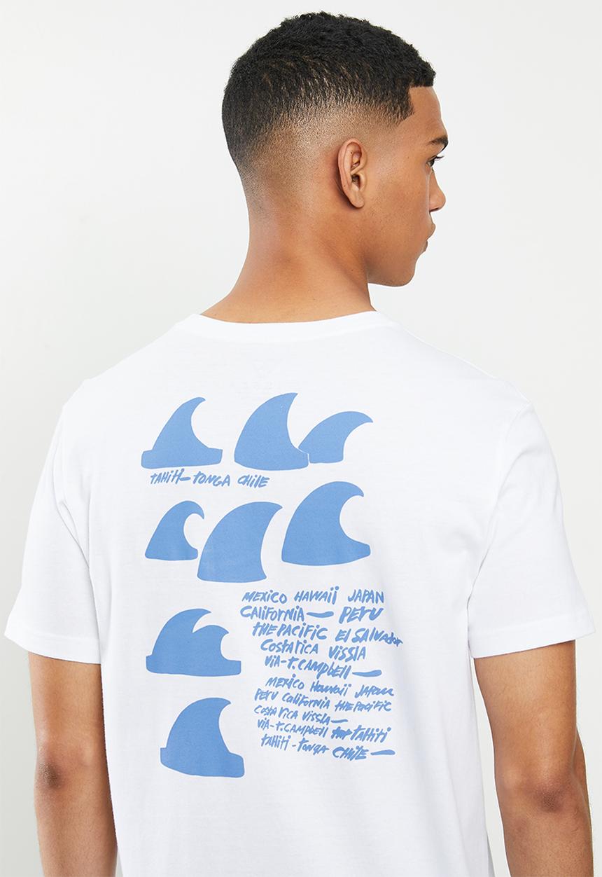 Vissla  - Tc destination fin pkt tee - white